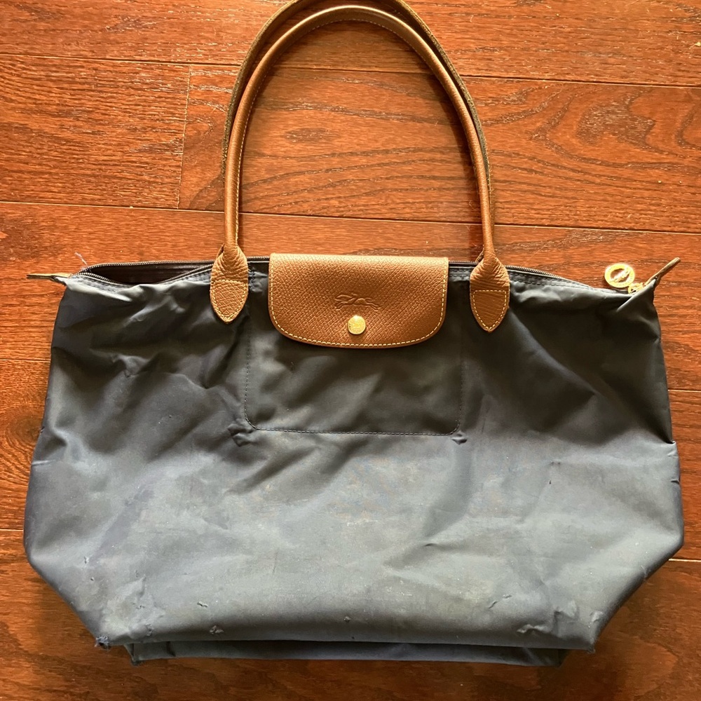 Longchamp Le Pliage Tote Bag Navy Blue Large (imperfect)
